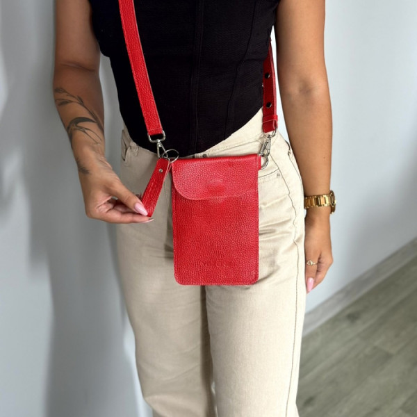 Жіноча сумка Колібрі червона