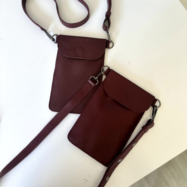 Жіноча сумка Колібрі бургунді