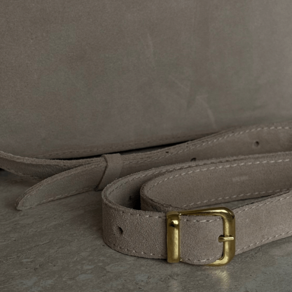 Жіноча сумка замшева Кароліна моко