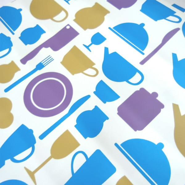 Самоклеюча плівка на паперовій основі 0,45х10м х 0,07мм Яскрава кухня SW-00000795