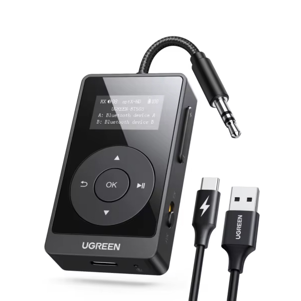 Bluetooth-ресивер-трансмітер Ugreen BT503. 3.5mm, Bluetooth 5.3, aptX HD