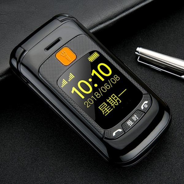 Телефон Gzone F899 (Mafam F899) black. Touch dual screen. Flip. English Keyboard