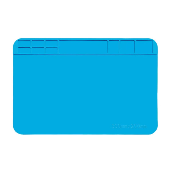 Паяльний термостійкий силіконовий килимок LF-509 blue