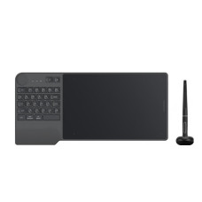Графічний планшет Huion Inspiroy Keydial KD200 black, 8.9X5.6", 5080 LPI, 8192 levels, Bluetooth 5.0