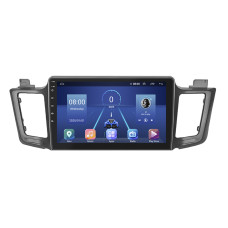 Штатная магнитола Lesko для Toyota RAV4 IV (CA40) Рестайлинг 2015-2019 экран 10" 2/32Gb 4G Wi-Fi GPS Top