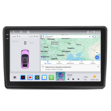 Штатная магнитола Lesko для Toyota Sienna II Рестайлинг 2005-2010 экран 9" 4/64 QLED CarPlay 4G Wi-Fi GPS 360 Prime