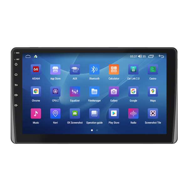 Штатная магнитола Lesko для Toyota Sienna III Рестайлинг 2 2017-2020 экран 9" 4/64Gb CarPlay 4G Wi-Fi GPS Prime