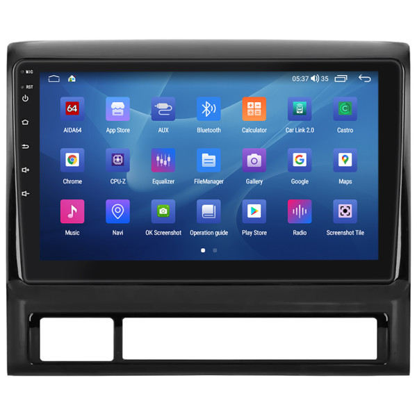 Штатная магнитола Lesko для Toyota Tacoma II 2004-2011 экран 9" 4/64Gb CarPlay 4G Wi-Fi GPS Prime