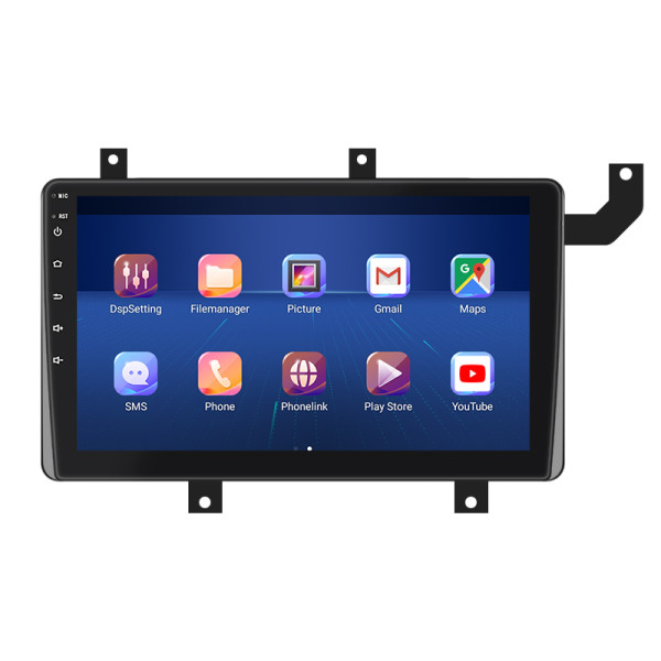 Штатная магнитола Lesko для Toyota Tacoma III 2015-н.в. экран 9" 4/64Gb 4G Wi-Fi GPS Top