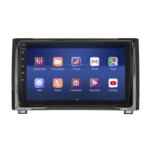 Штатная магнитола Lesko для Toyota Tundra II Рестайлинг 2013-2021 экран 9" 4/64Gb 4G Wi-Fi GPS Top