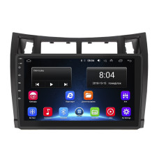 Штатная магнитола Lesko для Toyota Vitz II (XP90) 2005-2011 экран 9" 2/32Gb Wi-Fi GPS Base