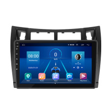 Штатная магнитола Lesko для Toyota Vitz II (XP90) 2005-2011 экран 9" 4/64Gb 4G Wi-Fi GPS Top