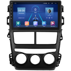 Штатная магнитола Lesko для Toyota Yaris III Рестайлинг 2 2017-2020 экран 9" 2/32Gb 4G Wi-Fi GPS Top