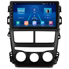 Штатная магнитола Lesko для Toyota Yaris III Рестайлинг 2 2017-2020 экран 9" 6/128Gb 4G Wi-Fi GPS Top