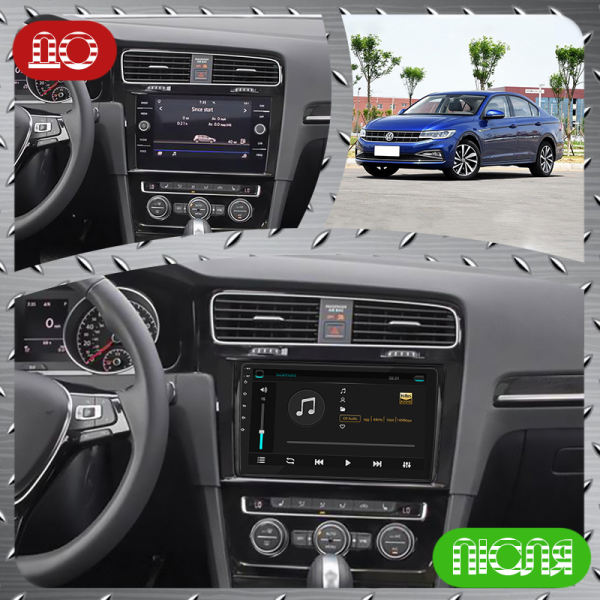 Штатная магнитола Lesko для Volkswagen Bora IV 2018-н.в. экран 9" 4/64Gb 4G Wi-Fi GPS Top