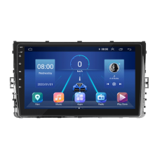 Штатная магнитола Lesko для Volkswagen Bora IV 2018-н.в. экран 9" 6/128Gb 4G Wi-Fi GPS Top