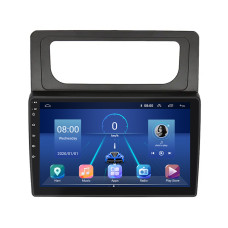 Штатная магнитола Lesko для Volkswagen Caddy III Рестайлинг 2010-2015 экран 10" 6/128Gb 4G Wi-Fi GPS Top