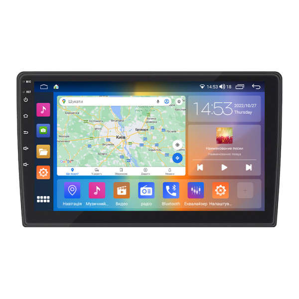 Штатная магнитола Lesko для Volkswagen Caravelle T5 2003-2009 экран 10" 2/32Gb CarPlay 4G Wi-Fi GPS Prime