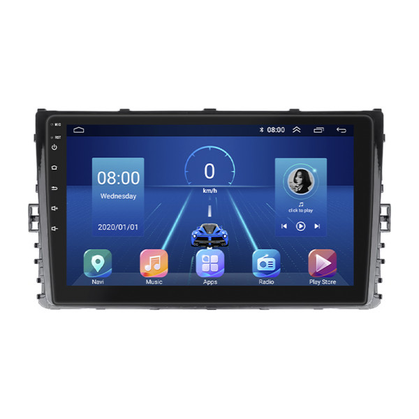 Штатная магнитола Lesko для Volkswagen Caravelle T6 Рестайлинг 2019-н.в. экран 9" 6/128Gb 4G Wi-Fi GPS Top