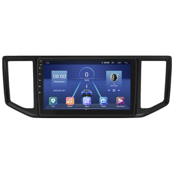 Штатная магнитола Lesko для Volkswagen Crafter II 2017-н.в. экран 10" 4/32Gb 4G Wi-Fi GPS Top