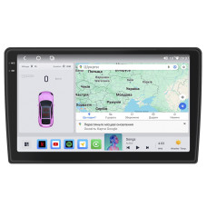 Штатная магнитола Lesko для Volkswagen Eos I 2006-2011 экран 10" 4/64 QLED CarPlay 4G Wi-Fi GPS 360 Prime