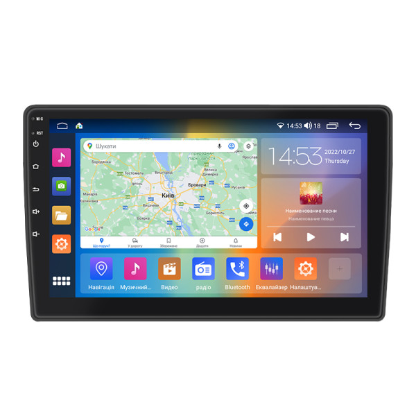 Штатная магнитола Lesko для Volkswagen Golf V 2003-2009 экран 10" 2/32Gb CarPlay 4G Wi-Fi GPS Prime