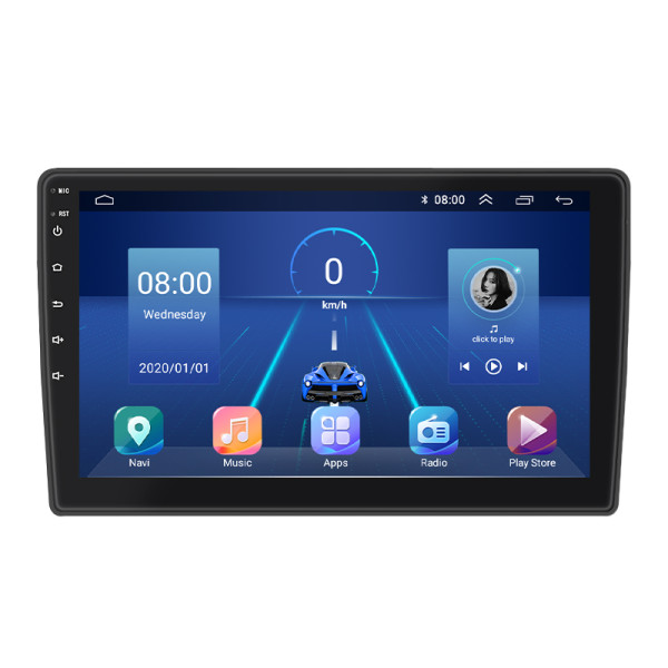 Штатная магнитола Lesko для Volkswagen Golf V 2003-2009 экран 10" 6/128Gb 4G Wi-Fi GPS Top