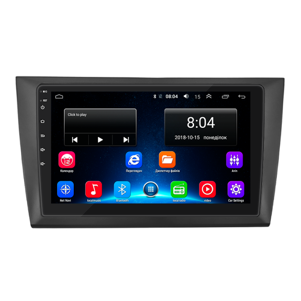 Штатная магнитола Lesko для Volkswagen Golf VI 2008-2012 экран 9" 2/32Gb Wi-Fi GPS Base