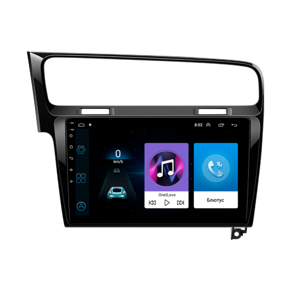 Штатная магнитола Lesko для Volkswagen Golf VII 2012-2017 экран 10" 1/16Gb Wi-Fi GPS Base