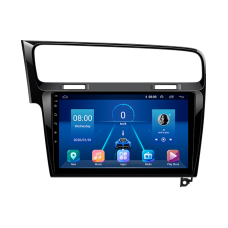 Штатная магнитола Lesko для Volkswagen Golf VII 2012-2017 экран 10" 2/32Gb 4G Wi-Fi GPS Top