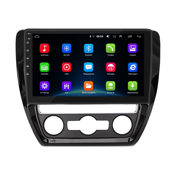 Штатная магнитола Lesko для Volkswagen Jetta VI 2010-2015 экран 10" 2/32Gb Wi-Fi GPS Base