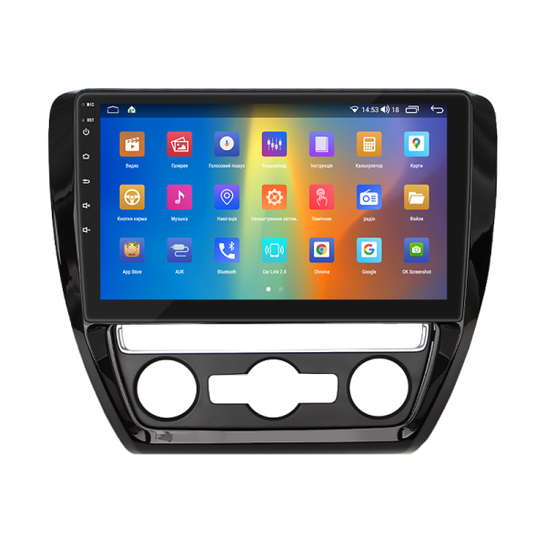 Штатная магнитола Lesko для Volkswagen Jetta VI Рестайлинг 2014-2018 экран 10" 4/64Gb CarPlay 4G Wi-Fi GPS Prime