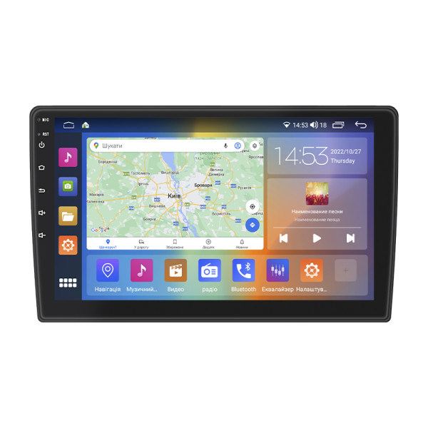 Штатная магнитола Lesko для Volkswagen Multivan T5 2003-2009 экран 10" 2/32Gb CarPlay 4G Wi-Fi GPS Prime