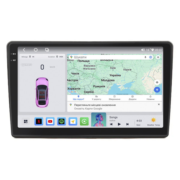 Штатная магнитола Lesko для Volkswagen Passat B5 1996-2001 экран 9" 4/64 QLED CarPlay 4G Wi-Fi GPS 360 Prime