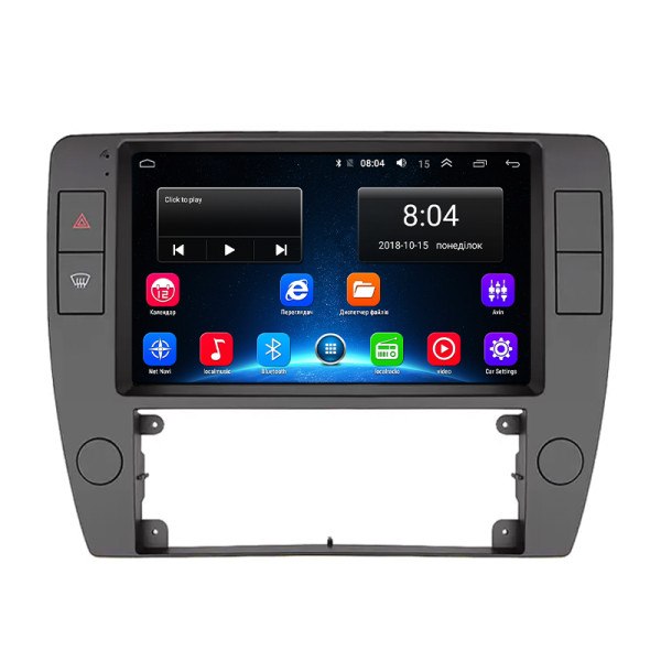 Штатная магнитола Lesko для Volkswagen Passat B5 Рестайлинг 2000-2005 экран 9" 2/32Gb Wi-Fi GPS Base