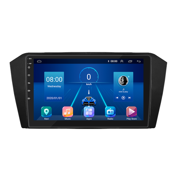 Штатная магнитола Lesko для Volkswagen Passat B8 2014-2020 экран 10" 4/32Gb 4G Wi-Fi GPS Top