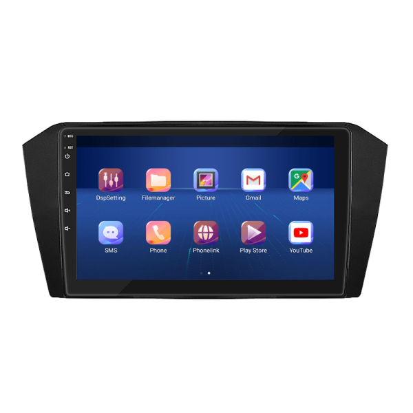 Штатная магнитола Lesko для Volkswagen Passat B8 Рестайлинг 2019-н.в. экран 10" 6/128Gb 4G Wi-Fi GPS Top