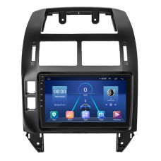 Штатная магнитола Lesko для Volkswagen Polo IV 2001-2005 экран 9" 6/128Gb 4G Wi-Fi GPS Top