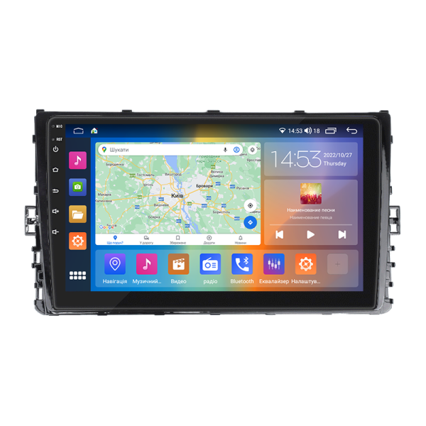 Штатная магнитола Lesko для Volkswagen Polo VI (EU Market) 2017-2021 экран 9" 2/32Gb CarPlay 4G Wi-Fi GPS Prime