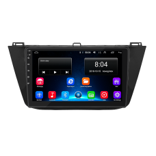 Штатная магнитола Lesko для Volkswagen Tiguan II Рестайлинг 2020-н.в. экран 10" 2/32Gb Wi-Fi GPS Base