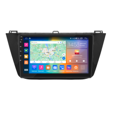 Штатная магнитола Lesko для Volkswagen Tiguan II Рестайлинг 2020-н.в. экран 10" 2/32Gb CarPlay 4G Wi-Fi GPS Prime