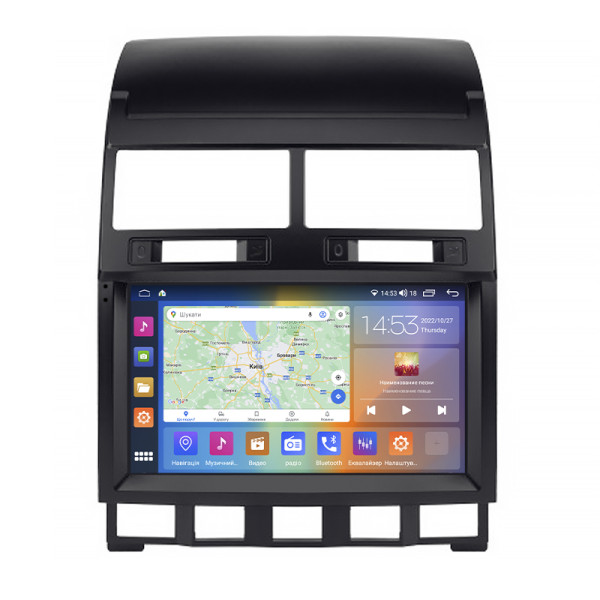 Штатная магнитола Lesko для Volkswagen Touareg I Рестайлинг 2006-2010 экран 9" 4/64Gb CarPlay 4G Wi-Fi GPS Prime