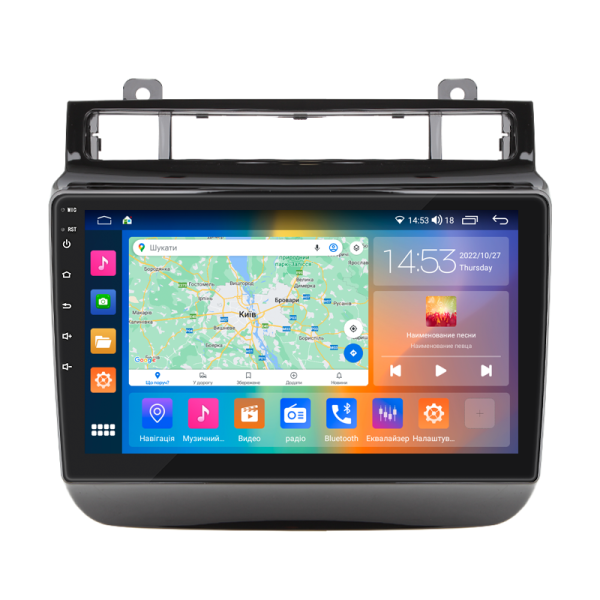 Штатная магнитола Lesko для Volkswagen Touareg II 2010-2014 экран 9" 4/64Gb CarPlay 4G Wi-Fi GPS Prime