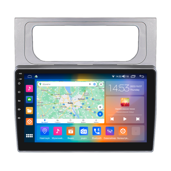 Штатная магнитола Lesko для Volkswagen Touran II 2010-2015 экран 10" 2/32Gb CarPlay 4G Wi-Fi GPS Prime