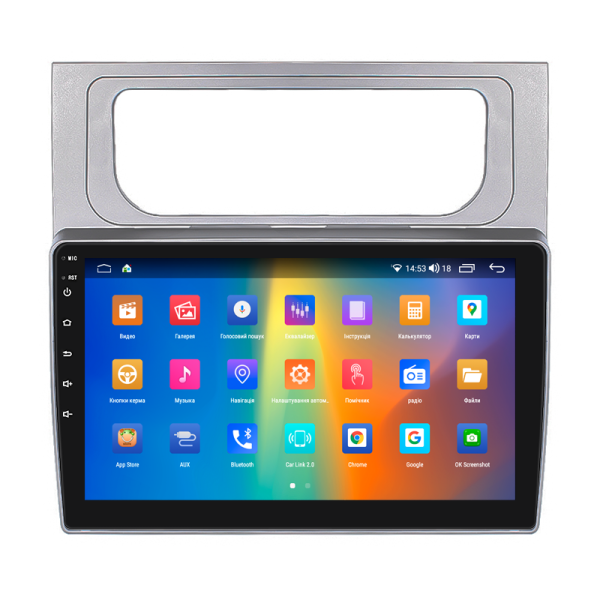 Штатная магнитола Lesko для Volkswagen Touran II 2010-2015 экран 10" 2/32Gb CarPlay 4G Wi-Fi GPS Prime