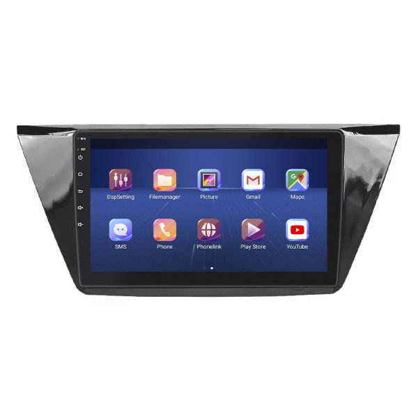 Штатная магнитола Lesko для Volkswagen Touran III 2015-н.в. экран 10" 4/32Gb 4G Wi-Fi GPS Top