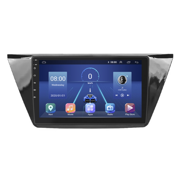 Штатная магнитола Lesko для Volkswagen Touran III 2015-н.в. экран 10" 4/64Gb 4G Wi-Fi GPS Top