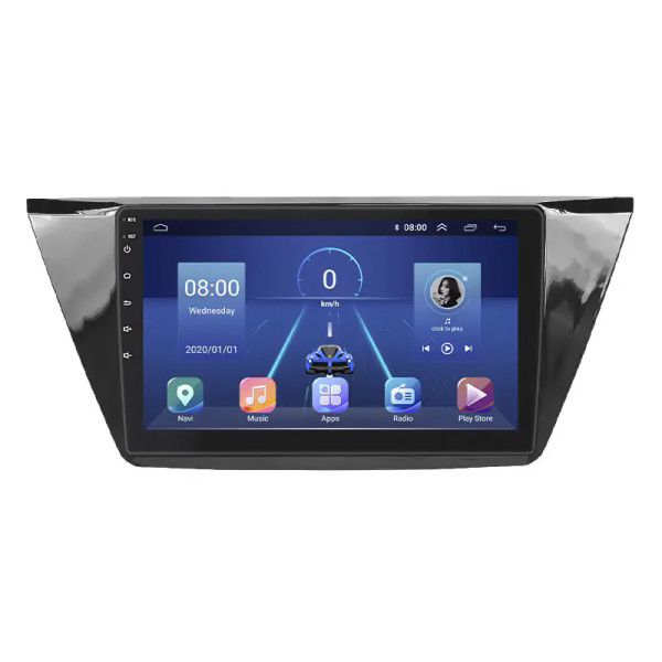 Штатная магнитола Lesko для Volkswagen Touran III 2015-н.в. экран 10" 6/128Gb 4G Wi-Fi GPS Top