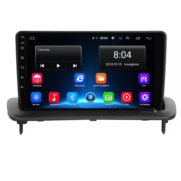 Штатная магнитола Lesko для Volvo C70 II 2005-2009 экран 9" 2/32Gb Wi-Fi GPS Base