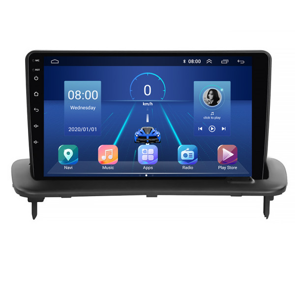 Штатная магнитола Lesko для Volvo C70 II Рестайлинг 2009-2013 экран 9" 2/32Gb 4G Wi-Fi GPS Top